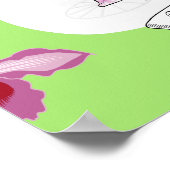 Fois à Paris Fashion Illustration Poster (Ecke)