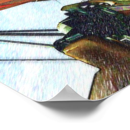 Fokker Cockpit Poster (Ecke)