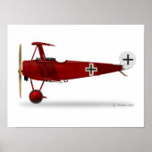 Fokker DR1 Triplane Poster (Vorne)