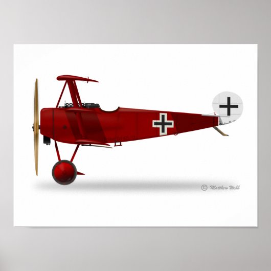 Fokker DR1 Triplane Poster (Vorne)