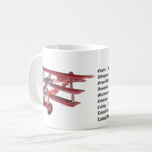 Fokker Dr.I Kaffeetasse (Vorderseite Links)