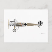 Fokker E-1 Eindecker Postkarte (Vorderseite)