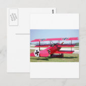 Fokker Postkarte (Vorne/Hinten)
