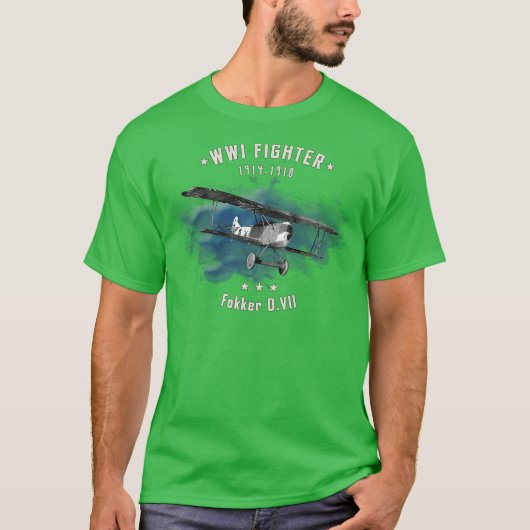 Fokker WWI Fighter T-Shirt (Vorderseite)