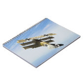 FokkerDr1 Triplane-Anmerkungs-Buch Notizblock (Linke Seite)