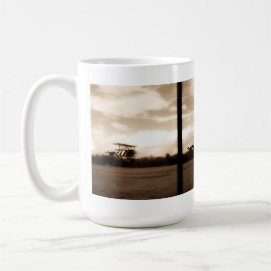 FokkerDR1 Triplane-Panorama-Tasse Kaffeetasse (Links)