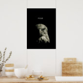 FOKUS – Adler-Inspirierte Motivation Poster (Küche)