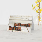 Fokus an heute karte (Gelbe Blume)