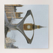 Fokus auf Big Ben - London - 20x20 - 676 Stk. Puzzle (Horizontal)