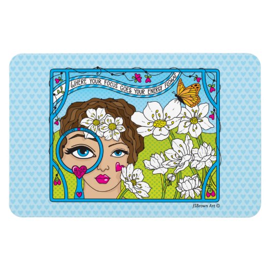 Fokus auf das Good_Flexible Magnet 6" x 4" (Horizontal)