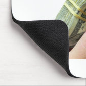 FOKUS auf dem GELD Mousepad (Ecke)