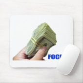 FOKUS auf dem GELD Mousepad (Mit Mouse)