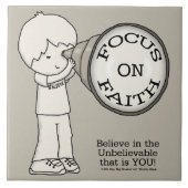 Fokus auf den Glauben Fliese (Vorderseite)