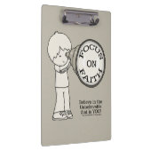 Fokus auf den Glauben Klemmbrett (Rechts)