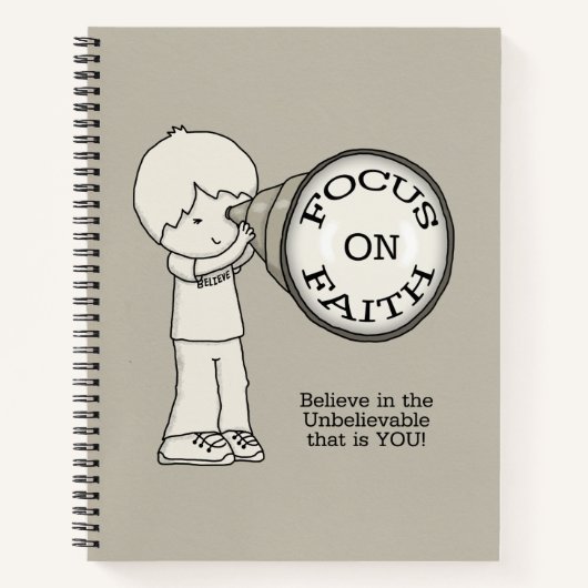 Fokus auf den Glauben Notizblock (Vorderseite)