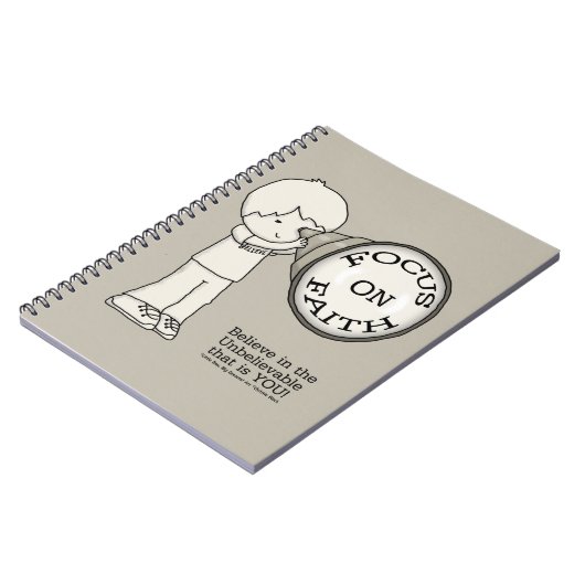 Fokus auf den Glauben Notizblock (Linke Seite)