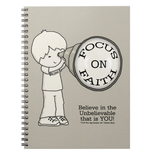 Fokus auf den Glauben Notizblock (Vorderseite)