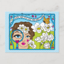 Fokus auf die gute_ Postkarte