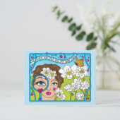 Fokus auf die gute_ Postkarte (Stehend Vorderseite)