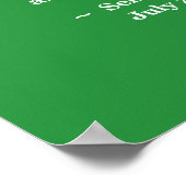 Fokus auf eine gute Bildung, Wellstone 22x36 Poster (Ecke)