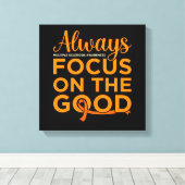 Fokus auf gute Sensibilisierung für Multipler Skle Leinwanddruck (Insitu (Holzboden))