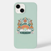 Fokus auf Kindness Groovy Graphic Case-Mate iPhone Hülle (Rückseite)