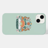 Fokus auf Kindness Groovy Graphic Case-Mate iPhone Hülle (Rückseite (Horizontal))