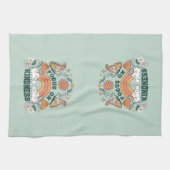 Fokus auf Kindness Groovy Graphic Geschirrtuch (Horizontal)