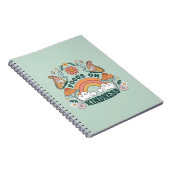 Fokus auf Kindness Groovy Graphic Notizblock (Rechte Seite)