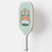 Fokus auf Kindness Groovy Graphic Pickleball Schläger (Links)