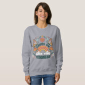 Fokus auf Kindness Groovy Graphic Sweatshirt (Vorne ganz)