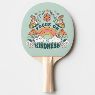 Fokus auf Kindness Groovy Graphic Tischtennis Schläger