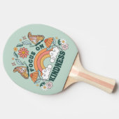 Fokus auf Kindness Groovy Graphic Tischtennis Schläger (Seitenansicht)