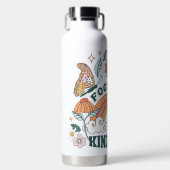 Fokus auf Kindness Groovy Graphic Trinkflasche (Vorderseite)