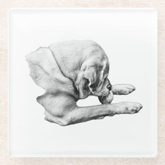 Fokus bei Spielen Glasuntersetzer (Vorderseite)