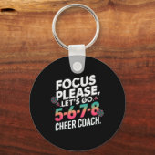 Fokus Bitte Cheer Coach 5-6-7-8 Squad _3 Schlüsselanhänger (Vorderseite)