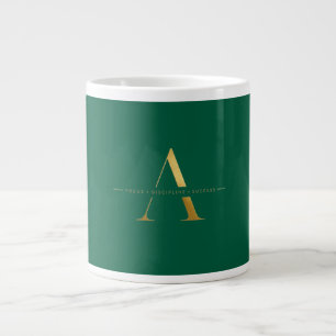 Fokus Disziplin Erfolg Minimalist Gold Design Jumbo-Tasse