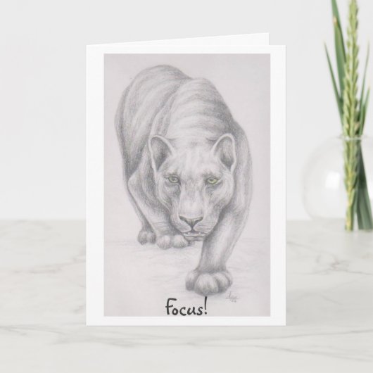 Fokus! Grußkarte Karte (Vorderseite)