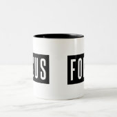 FOKUS Kaffee-Tasse Zweifarbige Tasse (Mittel)