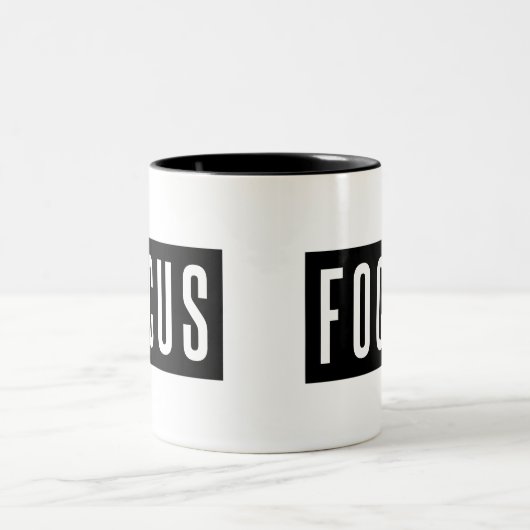 FOKUS Kaffee-Tasse Zweifarbige Tasse (Mittel)