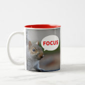 Fokus! Keine Squirreling lustige Tasse (Links)