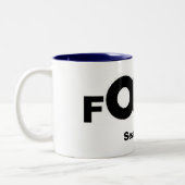 Fokus Logo, Jahreszeit 30 Zweifarbige Tasse (Links)