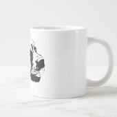 Fokus - Mit Augen Profil Jumbo-Tasse (Rechts)