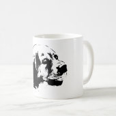 Fokus - Mit Augen Profil Kaffeetasse (VorderseiteRechts)