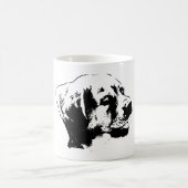 Fokus - Mit Augen Profil Kaffeetasse (Mittel)
