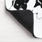Fokus mit Corgi-Impuls Mousepad (Ecke)