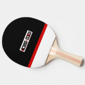 Fokus-Modus Tischtennis Schläger (Seitenansicht)