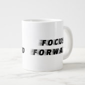 Fokus nach vorn Jumbo-Tasse (Vorderseite Rechts)