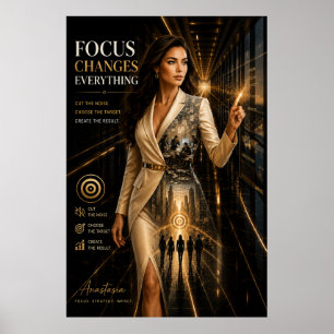 Fokus verändert alles – Poster für das Executive O