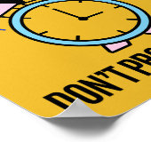 Fokus Verzögern nicht Inspiration Poster (Ecke)